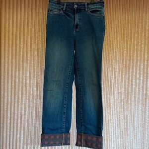 💙3 for $55💙Judy Blue Jeans with Plaid Cuffs